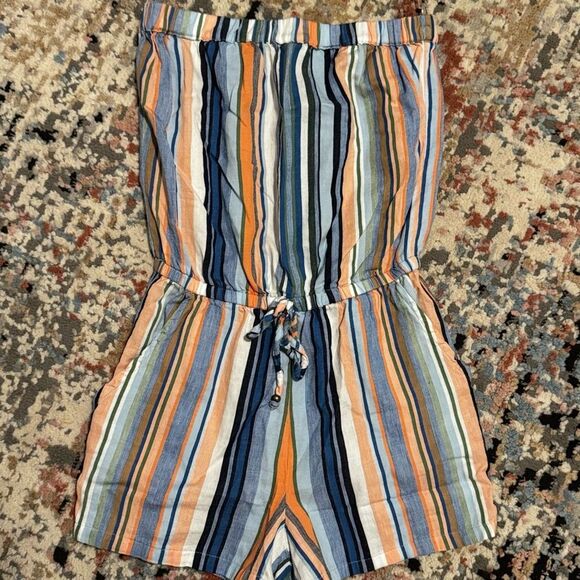 Angie Pants - Striped One Piece Romper